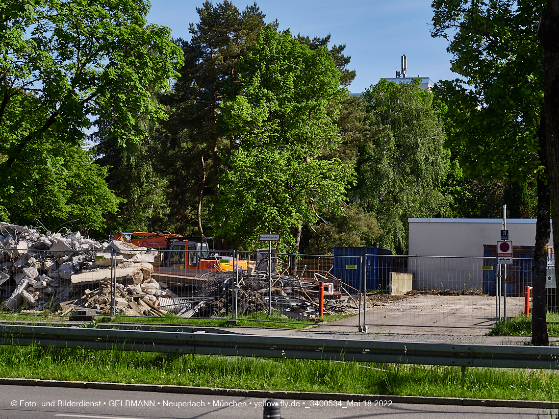 18.05.2022 - Baustelle am Haus für Kinder in Neuperlach